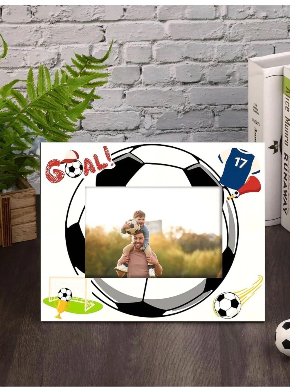 Soccer Goal Photo Frame Party Favor - Pack of 12